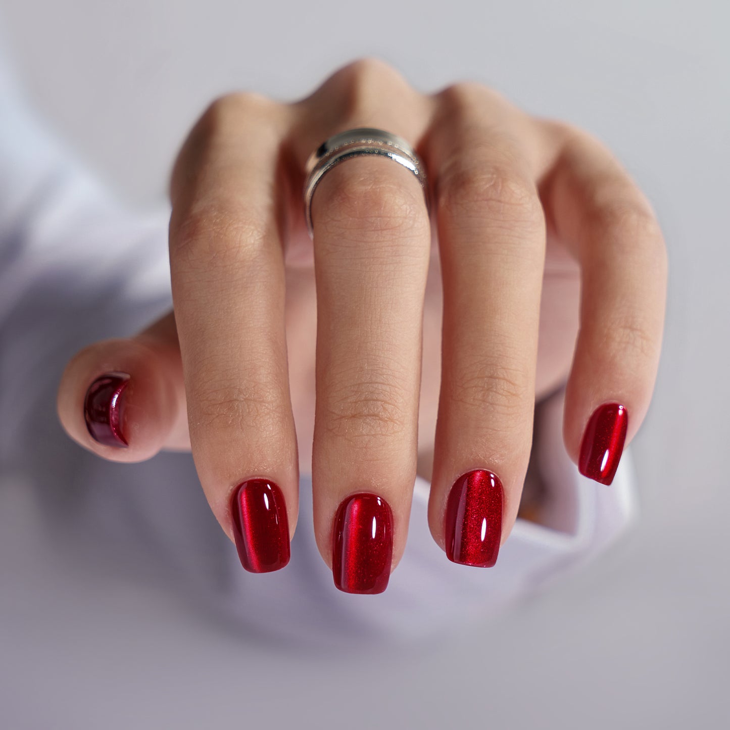 Cat Eye Red Square Medium