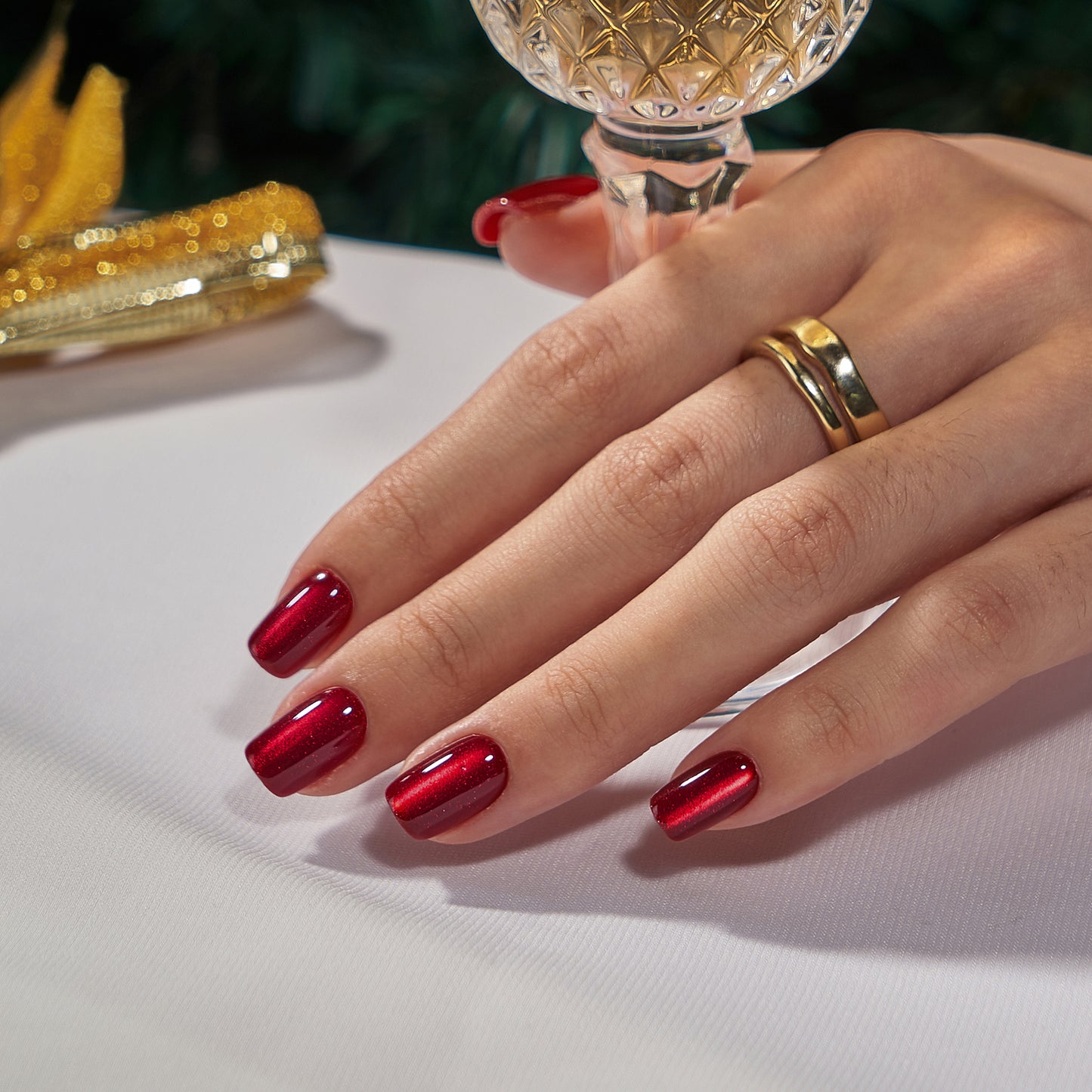Cat Eye Red Square Medium