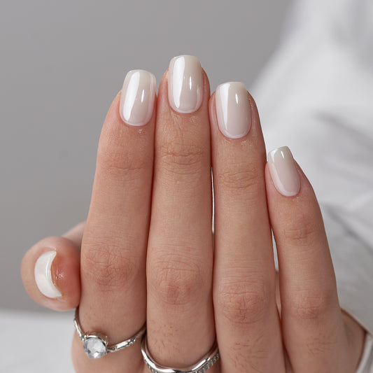 Glazed White Square Medium