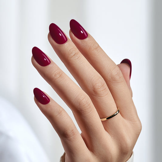 Cherry Red Oval Medium